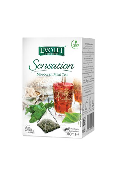 evolet Pyramid Tea Moroccan Mint Tea 20 pyramid sachets 40g