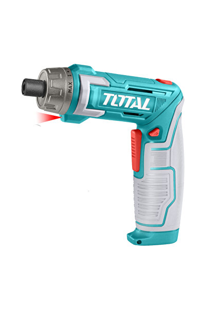 TOTAL Surubelnita electrica 8V Li-Ion – USB-C, maner reglabil, set 16 accesorii