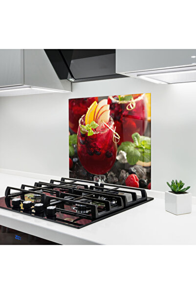 Arthub Panou Sticla Bucatarie, Protectie aragaz, Termorezistent, Alimente, Be...