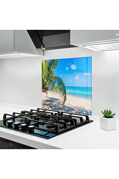 Arthub Panou Sticla Bucatarie, Protectie aragaz, Termorezistent, Peisaje, Tro...