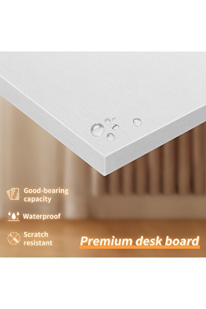 Bojasmiial Computer Desk Table - 54" Gaming Home Office Desk With Dual Storage Shelves and Triple Monitor Stand