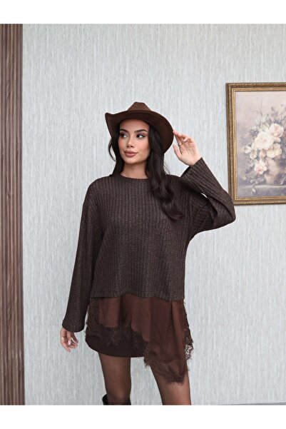 ESRAHELVACI Lace Detail Knitwear Sweater