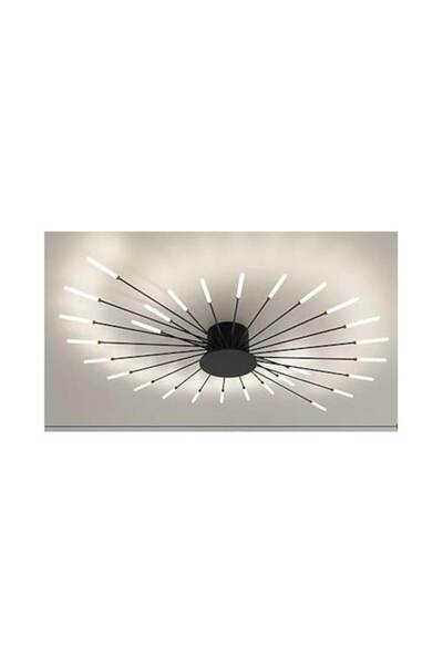 trandafi led LED Chandelier 'Star Fireworks' Design, 28 Arms with G4 Bulbs (Cold Light) L08-28BK