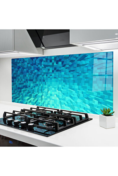 Arthub Panou Sticla Bucatarie, Protectie aragaz, Termorezistent, Abstracte, B...