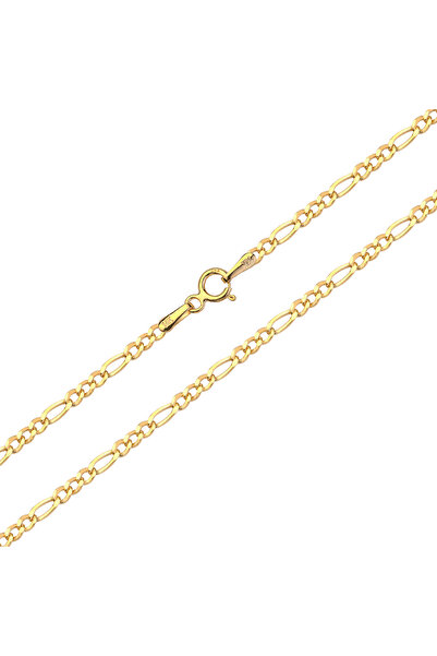 Duyum Gold Figaro Altın Zincir Kolye 14 Ayar