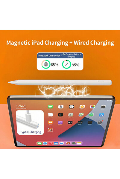 NO BRAND Smart stylus: Magnetic charging, tilt pressure, 11-hour battery life, full-screen touch blocking