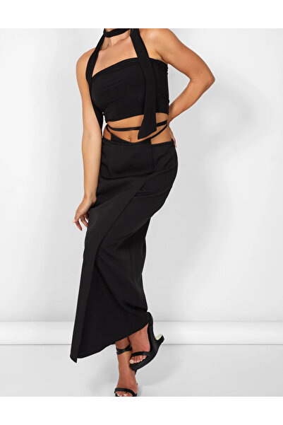 kaiia Kaiia maxi skirt, black