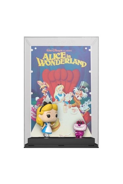 Funko Figurină Pop Poster de Film A 10-a aniversare Disney Alice cu Pisica Ch...