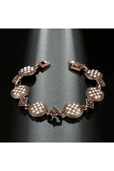 CRM DeLux bracelet for women, CRM, 18 cm, gold