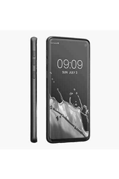 KWmobile Case for Samsung Galaxy S10, Gray, Silicone, 47452.232