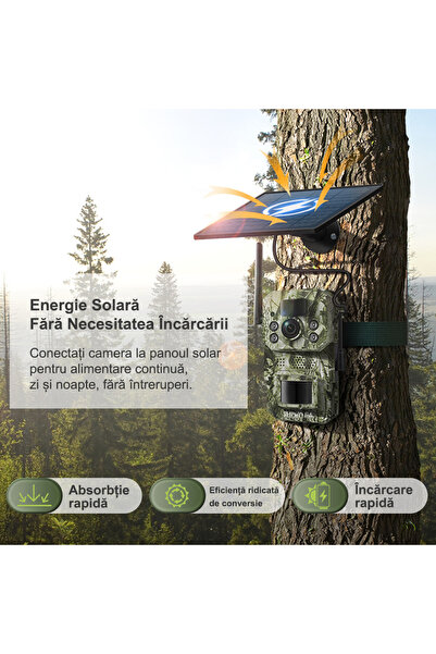 Sectec 4G Solar Hunting Camera with GPS, Night Vision and Motion Detection