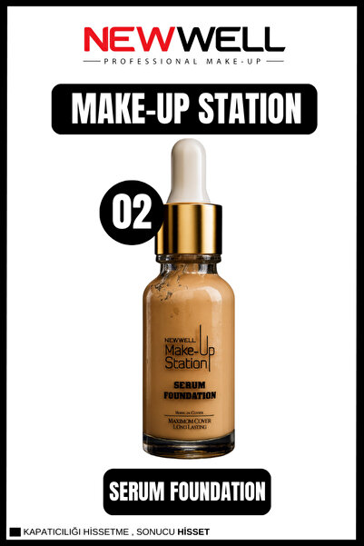 New Well Newwell Make-up Station Serum Fondöten No:2 20 ml