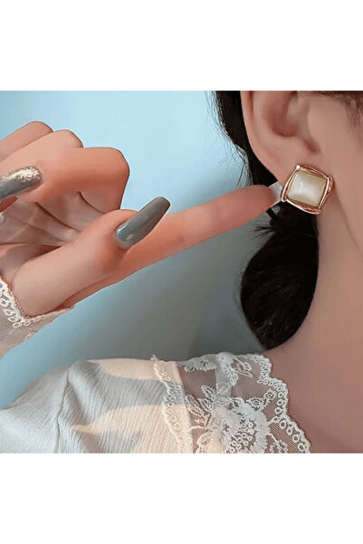 CRM Elegant Earrings Set for Women, Fantasy White, CRM, white-gold