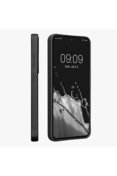 KWmobile Case for Samsung Galaxy S24 FE, Gray, Silicone, KWM000021WP004C