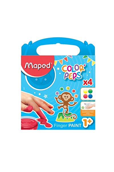 Maped Set pictura cu degetele Color Peps 4 culori 80 g