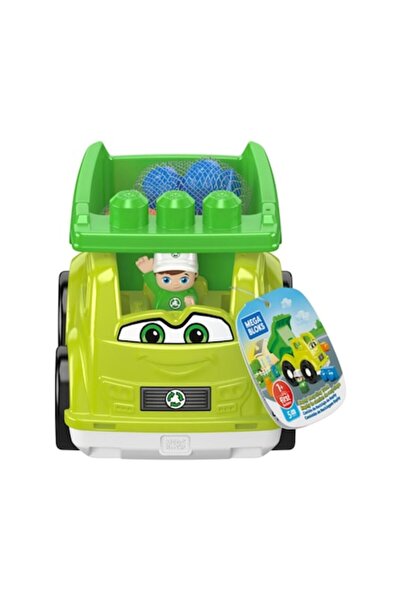 Mega Bloks Παιχνίδι Απορριμματοφόρων Κατασκευών Raphy, Πράσινο, 3+