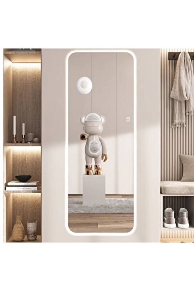 NKX مرآة LED مستطيلة عالية الدقة مثبتة على الحائط بطول كامل