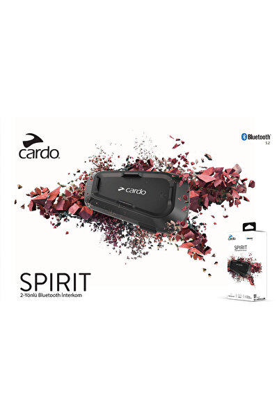 CARDO SPIRIT BLUETOOTH VE INTERCOM MOTORCU (TEKLİ PAKET)