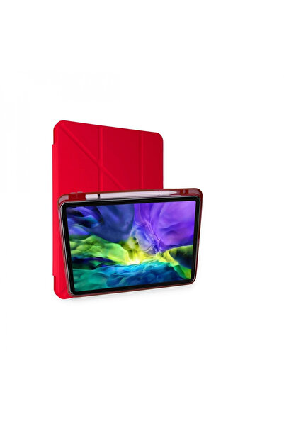byhodi iPad Pro 11 (2018) Case Mars Tablet Case with Pen Holder - Red