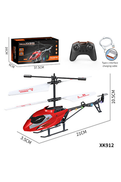 OEM RC Helicopter, All-age gift, red, 2.5-inch (all dir)
