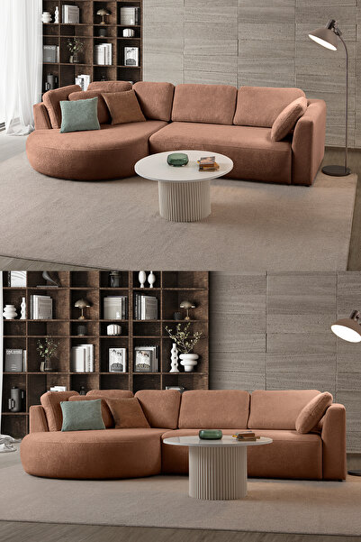 Eymense Venezia Köşe Koltuk Vizon Sol Köşe