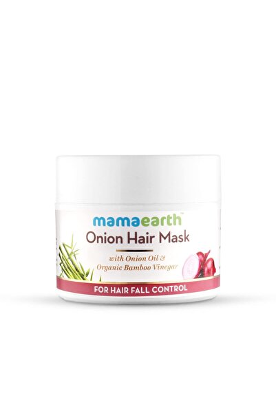 Mamaearth Onion Hair Mask For Hair Fall Control, 200 Ml