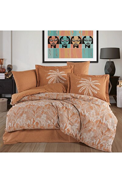 Hobby Double Poplin Duvet Cover Selene Cinnamon