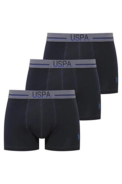 U.S. Polo Assn. 3-Pack Modal Solid Color Men's Boxers, Stretch Fabric Men's Boxers, 47% Modal 47% Cotton, 6% Elastane