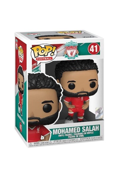 Funko Φιγούρα του Mohamed Salah της Λίβερπουλ, Κόκκινη, 9,5 εκ.