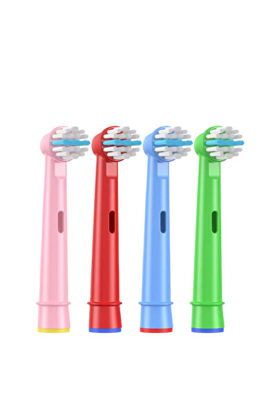 choice2 4 قطع 4/8/16 قطعة رؤوس بديلة لفرشاة أسنان الأطفال لفرشاة الأسنان الكه...