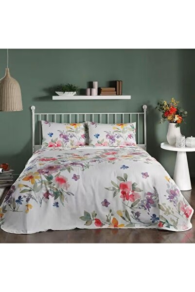 Taç Ranforce Tek Kişilik Pike Takımı Blanche Lila