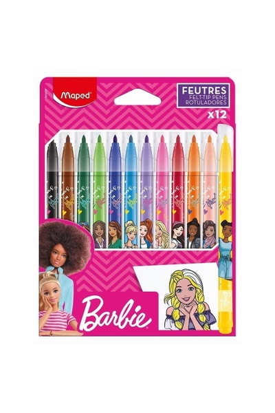 Maped Carioci Barbie 12 culori/set,