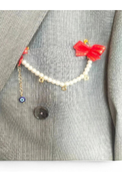 şinda takı 3 Çeyreklik Kilitli Yaka İğnesi