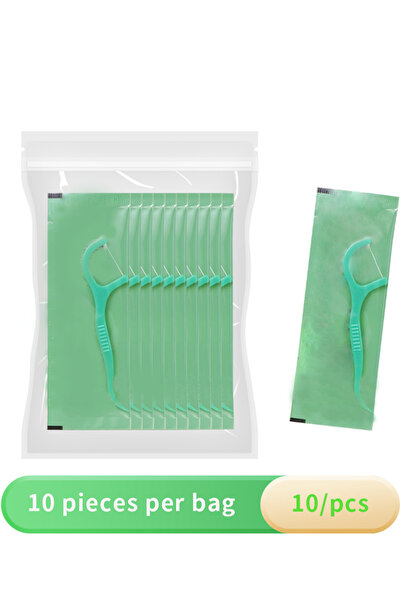 Choice1 10 قطع 500 قطعة من خيوط تنظيف الأسنان بنكهة النعناع آمنة وعالية الجود...