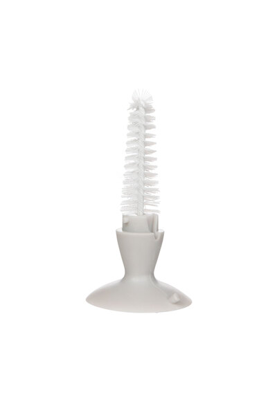 Canpol babies Sponge brush and suction cup for bottles and teats, 56/122 White