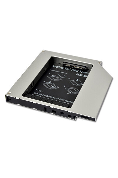 OEM HDD / SSD Caddy adapter for laptop optical drive, Sata-Sata III, 9 mm