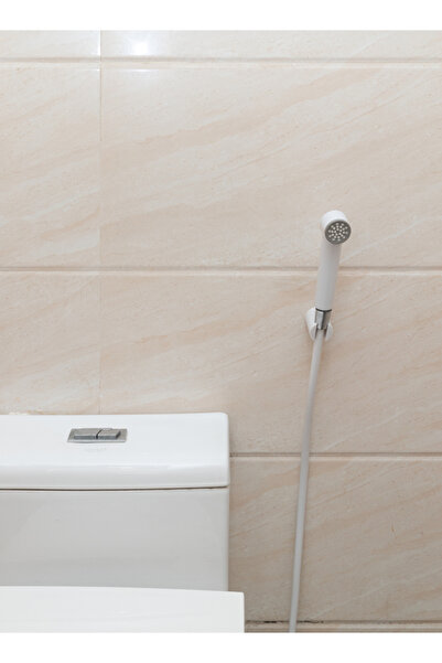 Lawazim ABS Bidet Set 1.2m Hose White