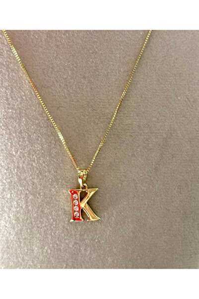 sahidesignatelier Çelik Altın Kaplama Xuping Harf Kolye