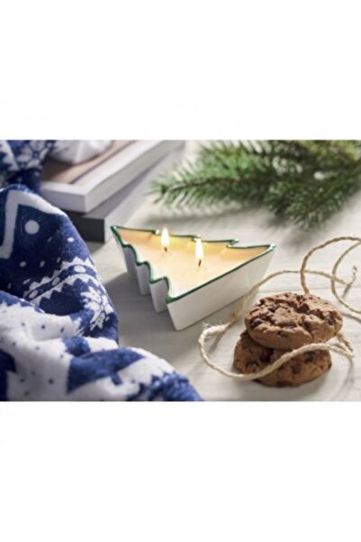 STYLUX Decorative Christmas tree candle - table candle for Christmas festive gift