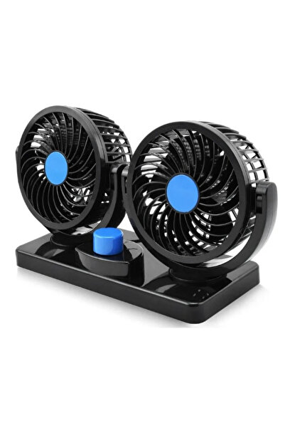 OEM Double Car Fan 12V Car Socket Power Supply Very Quiet 2 Speeds