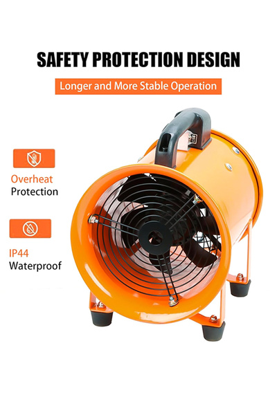 Yiay 12-Inch Industrial Exhaust Fan Heavy Duty Ventilation Fan with Large Airflow for Basement