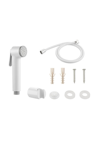 Lawazim ABS Bidet Set 1.2m Hose White