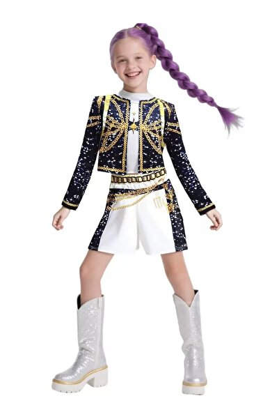 OEM The Witcher Girls cosplay Lumi Black role-playing costume, size 140