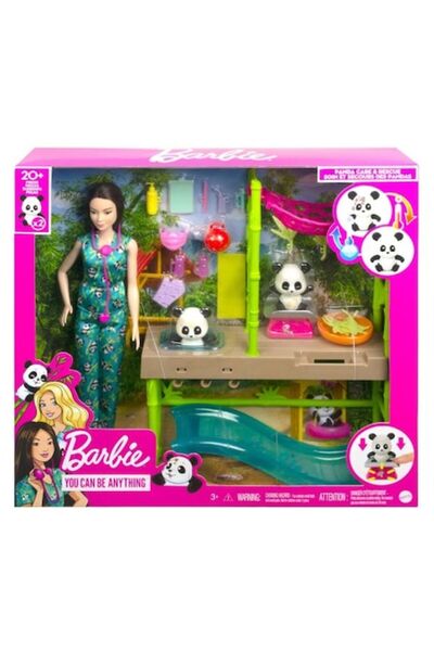 mattel Papusa Barbie Panda Îngrijire și Salvare (HKT77)