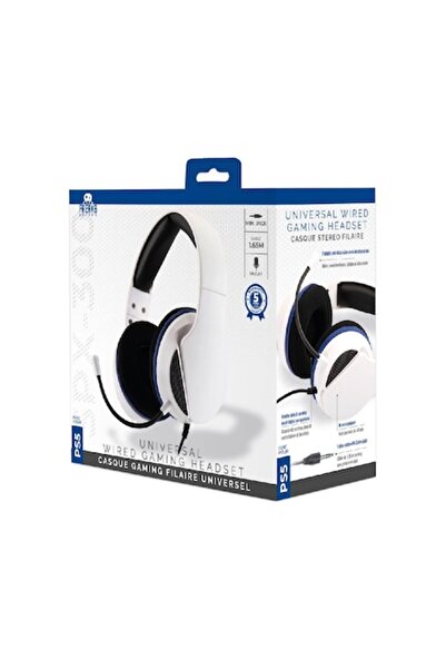 FREAKS AND GEEKS Headphones Universal SPX-300, White & Black