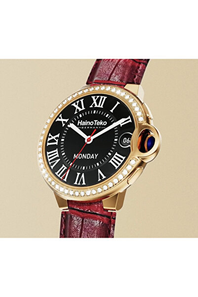 yollayenilensin RW-20 Diamond Edition Kadın Akıllı Saat – Klasik Yuvarlak Tas...