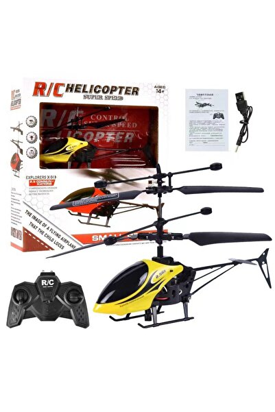OEM RC Helicopter, All-age gift, 2 yellow ch, auto front/up-down