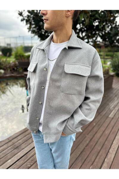 Lozstwear GRİ KAŞE GÖMLEK