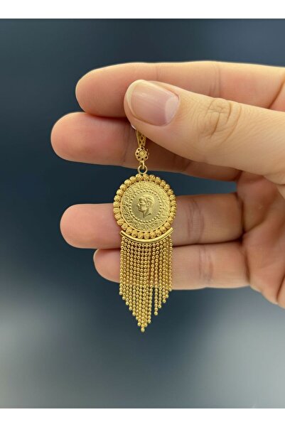 kuyumcu nurettin 8.20 gr (GRAM) Dorikalı Çeyrek Kolye Ucu 22 Ayar Altın