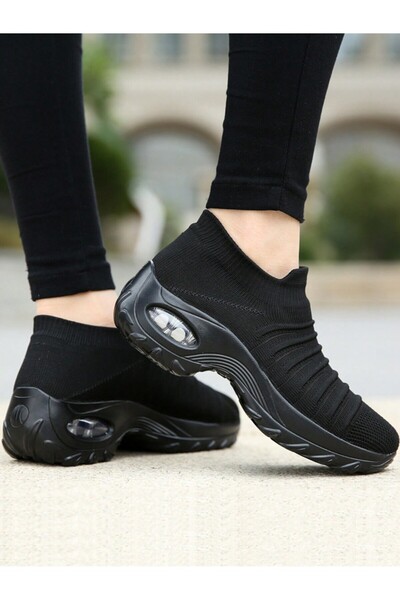 SOSENFER 软底透气女鞋,舒适百搭户外时尚慢跑女鞋,轻便休闲运动鞋女